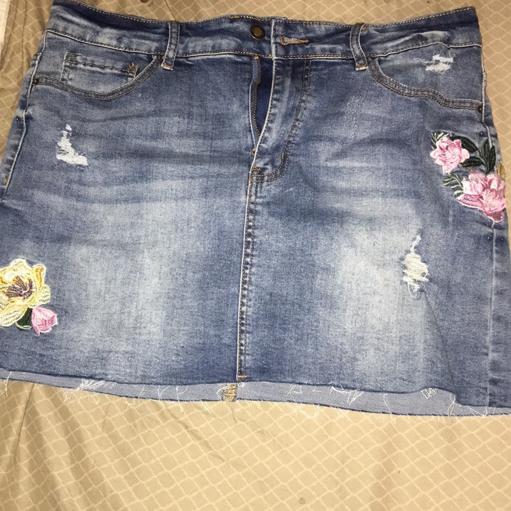 Size large jean skirt